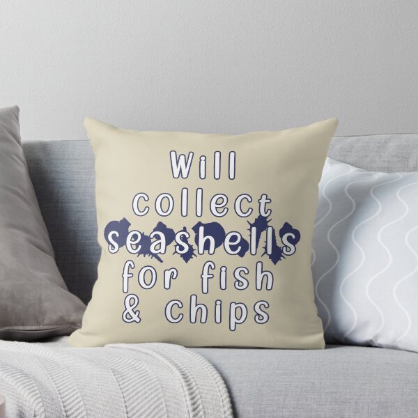 Item preview, Will collect seashells for fish and chips designed and sold by mariya-ivanova.