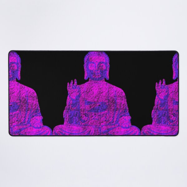 Item preview, Cyber Purple Buddha Meditation Zen Tech Geek Art designed and sold by MathWare MathClips.
