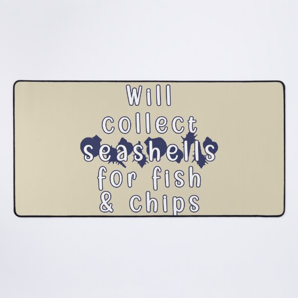 Item preview, Will collect seashells for fish and chips designed and sold by mariya-ivanova.