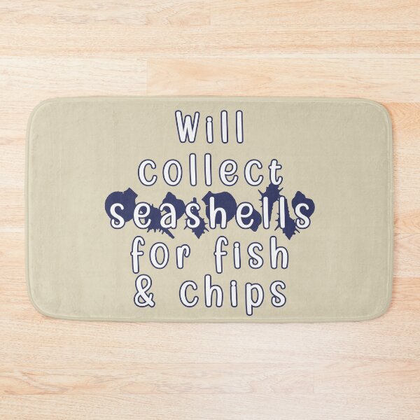 Item preview, Will collect seashells for fish and chips designed and sold by mariya-ivanova.