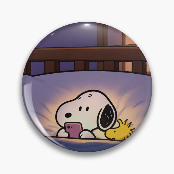Item preview, Late Night Phone Snoopy designed and sold by COFFEEWITHARTS.