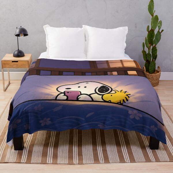 Item preview, Late Night Phone Snoopy designed and sold by COFFEEWITHARTS.