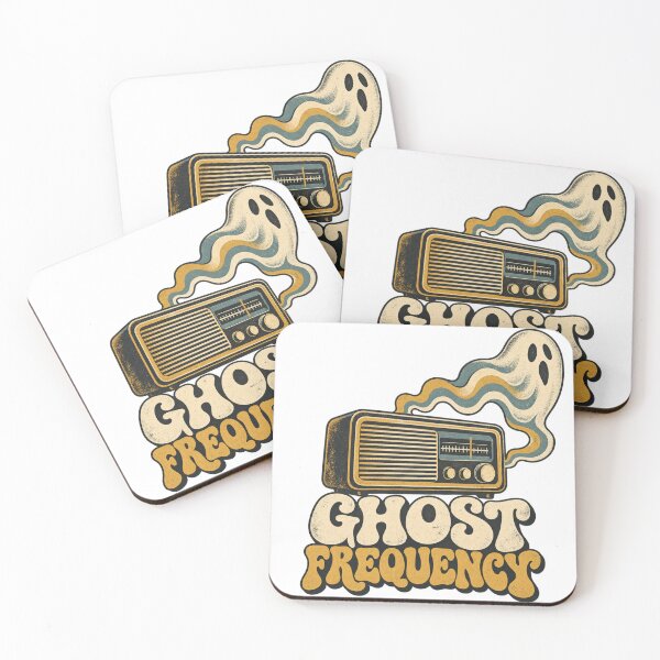 Item preview, Ghost Frequency Retro Halloween Radio Design designed and sold by Golden Era Studio.
