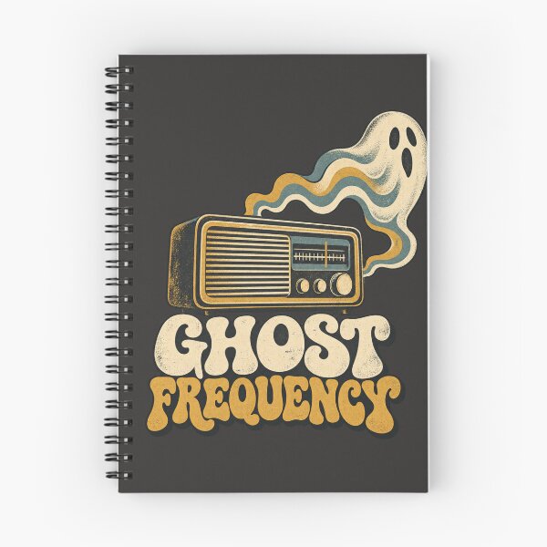 Item preview, Ghost Frequency Retro Halloween Radio Design designed and sold by Golden Era Studio.