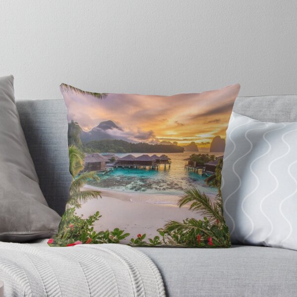 Item preview, Golden Paradise Cove - Tropical Sunset Dreamscape designed and sold by nhk999.