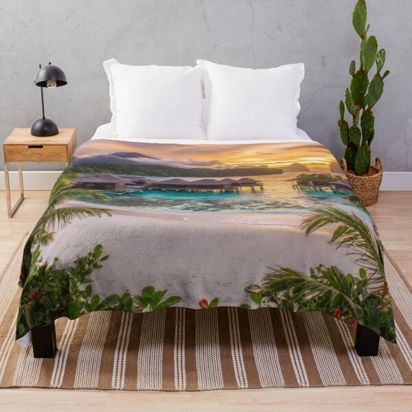 Item preview, Golden Paradise Cove - Tropical Sunset Dreamscape designed and sold by nhk999.