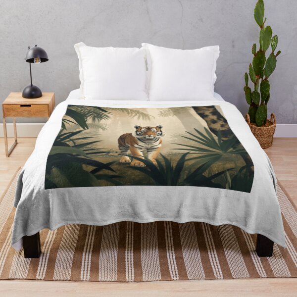 Item preview, Tiger in the Misty Jungle designed and sold by PrintWavePro.