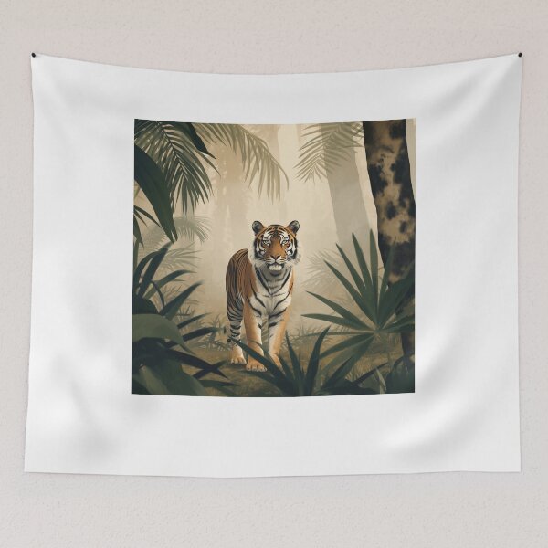 Item preview, Tiger in the Misty Jungle designed and sold by PrintWavePro.