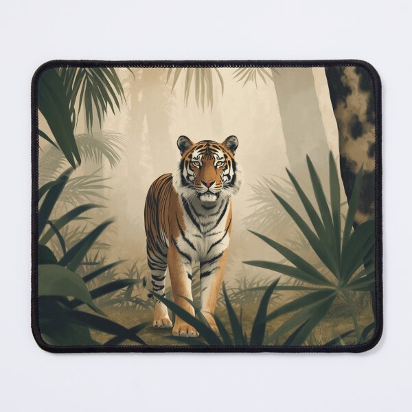 Item preview, Tiger in the Misty Jungle designed and sold by PrintWavePro.