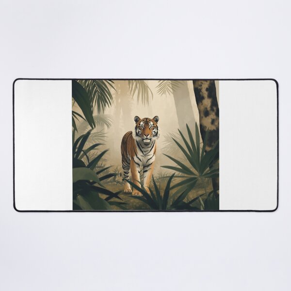 Item preview, Tiger in the Misty Jungle designed and sold by PrintWavePro.