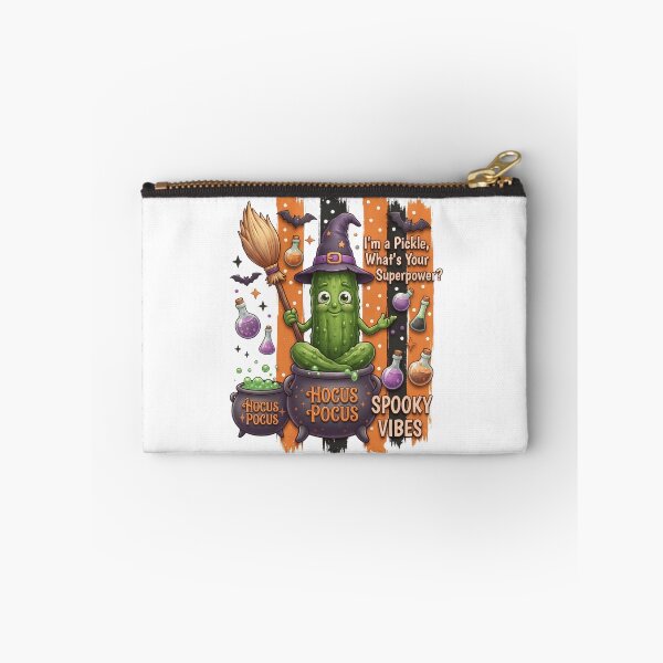 Artikelvorschau, Lustiges Gurkenhexen-Halloween-Design entworfen und verkauft von Basma Designs | Retro, Kawaii Shirts & Stickers.