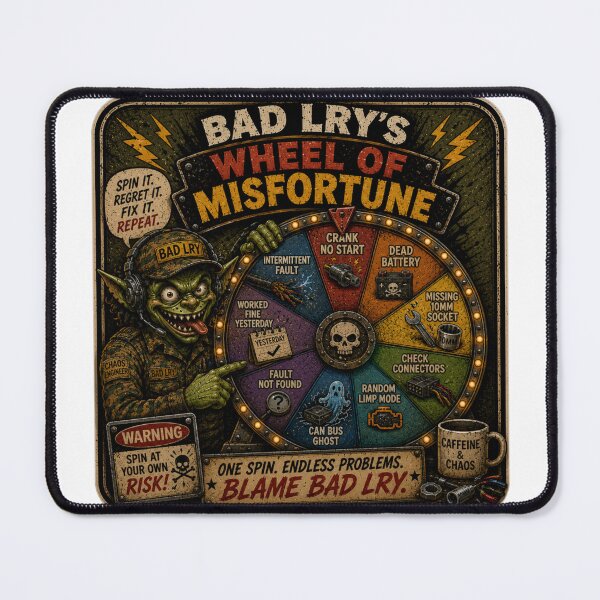 Item preview, BAD LRY - Wheel of Misfortune designed and sold by WrenchCorps.