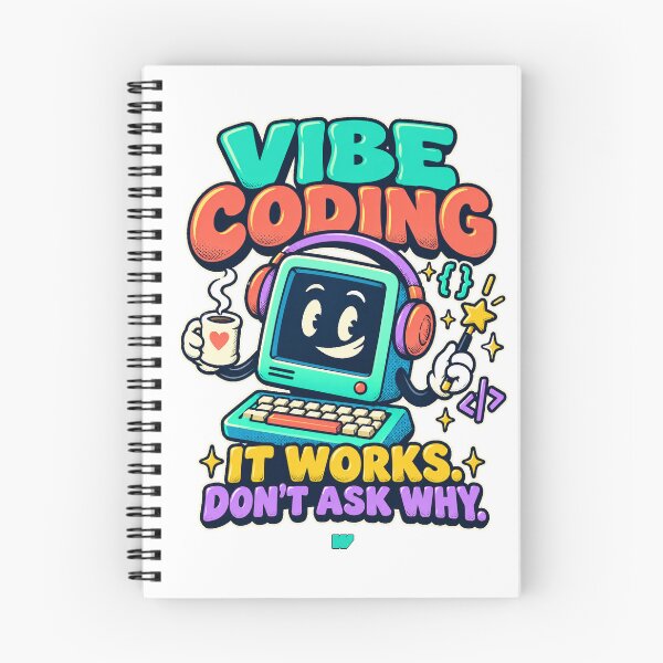 Item preview, Vibe Coding: It Works, Don’t Ask Why designed and sold by eWproject.