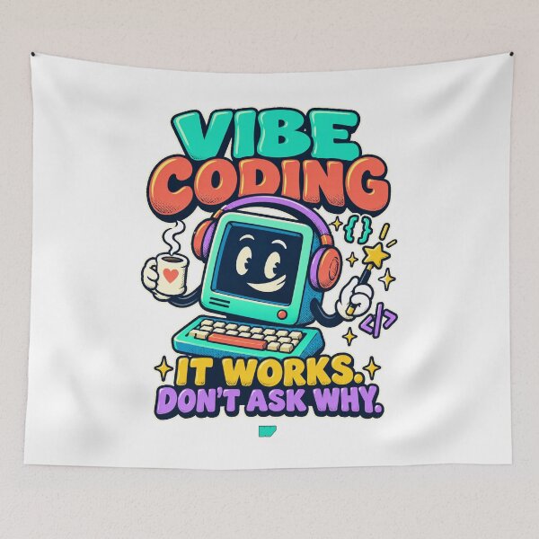 Item preview, Vibe Coding: It Works, Don’t Ask Why designed and sold by eWproject.