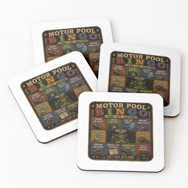Item preview, BAD LRY - Motor Pool BINGO designed and sold by WrenchCorps.