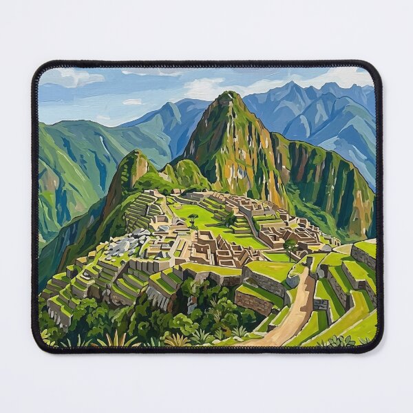 Item preview, Machu Picchu Peru Travel Poster – Vintage Inca Art designed and sold by POSTERIOCREW.