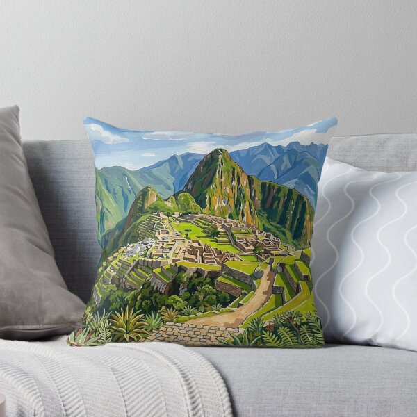 Item preview, Machu Picchu Peru Travel Poster – Vintage Inca Art designed and sold by POSTERIOCREW.