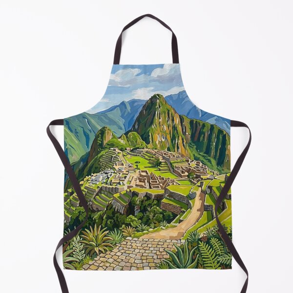 Item preview, Machu Picchu Peru Travel Poster – Vintage Inca Art designed and sold by POSTERIOCREW.