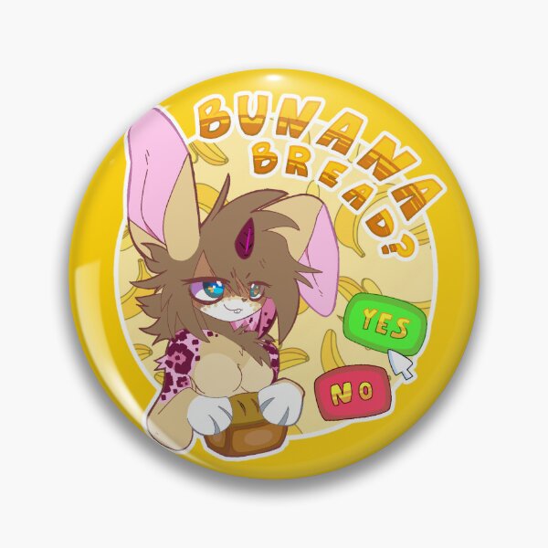 Item preview, Banana Bread Bunny Bunana Bread pun rabbit furry  designed and sold by AtlantisHound.