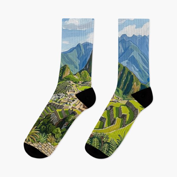 Item preview, Machu Picchu Peru Travel Poster – Vintage Inca Art designed and sold by POSTERIOCREW.
