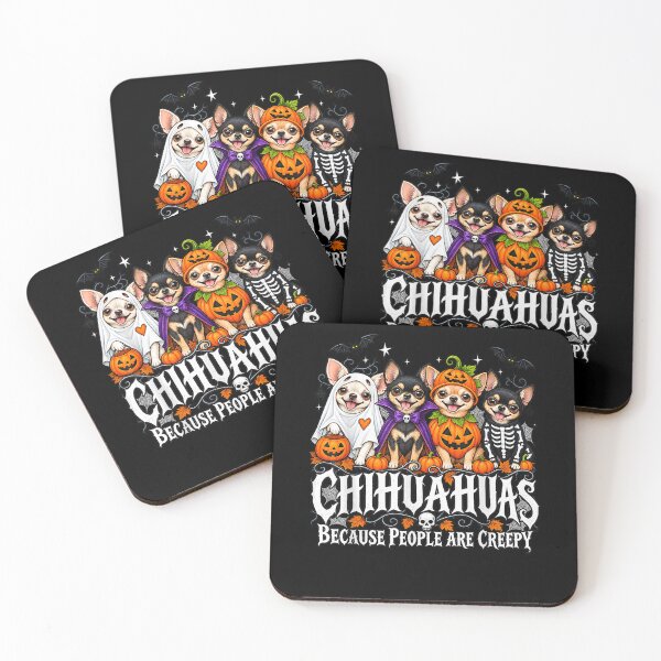 Item preview, Chihuahuas Because People are Creepy Halloween Dogs Costume designed and sold by ArtByimamS.