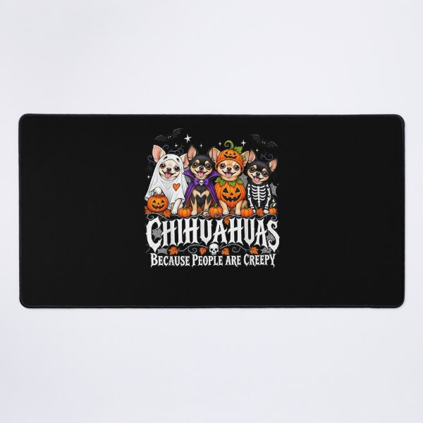 Item preview, Chihuahuas Because People are Creepy Halloween Dogs Costume designed and sold by ArtByimamS.