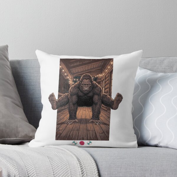 Item preview, Bigfoot Firefly Pose Yoga Cabin Zen Cute Sasquatch designed and sold by Whimsy Trail Co.