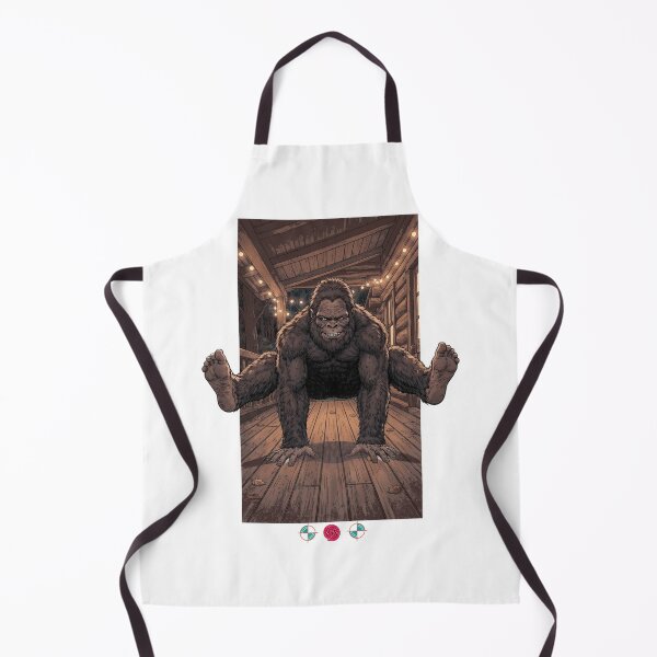 Item preview, Bigfoot Firefly Pose Yoga Cabin Zen Cute Sasquatch designed and sold by Whimsy Trail Co.