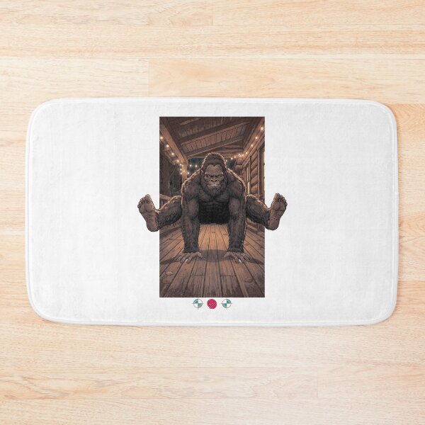 Item preview, Bigfoot Firefly Pose Yoga Cabin Zen Cute Sasquatch designed and sold by Whimsy Trail Co.