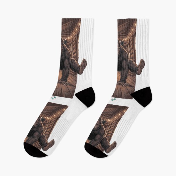 Item preview, Bigfoot Firefly Pose Yoga Cabin Zen Cute Sasquatch designed and sold by Whimsy Trail Co.
