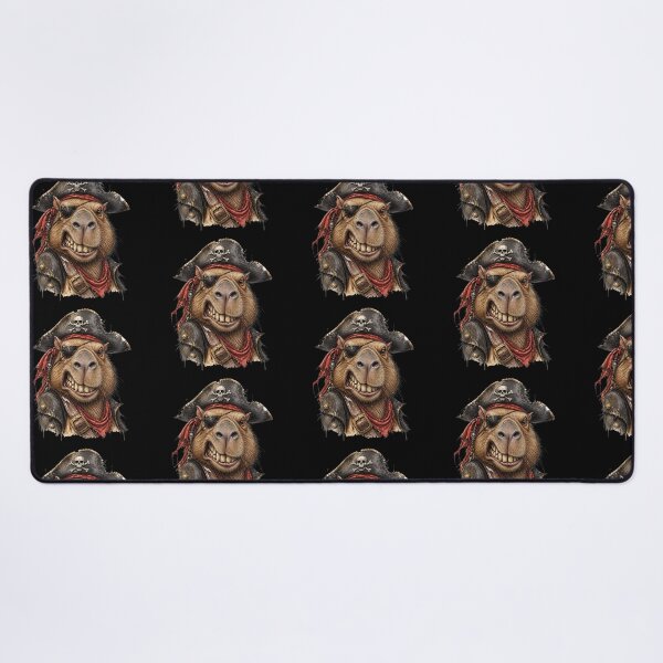 Item preview, Pirate Capybara Captain Funny Nautical Animal Adventure Artwork designed and sold by Wilcox PhotoArt.