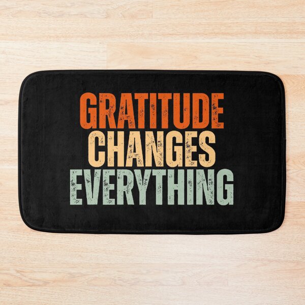 Item preview, Daily Reminder Gratitude Changes Everything Inspirational Quote designed and sold by Dondonmart.