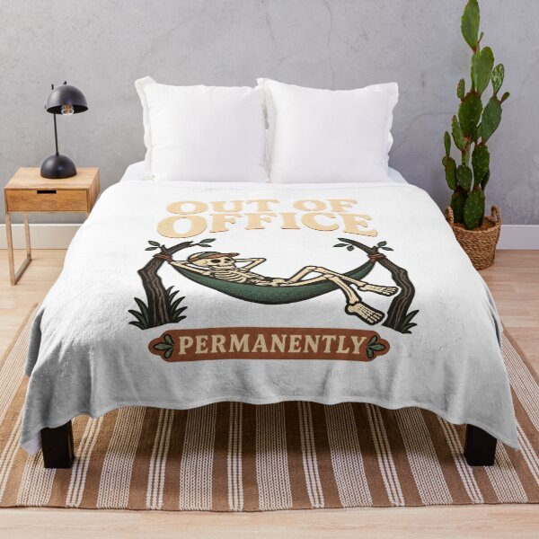 Item preview, Out Of Office Permanently Relaxing Skeleton Hammock designed and sold by calicito.