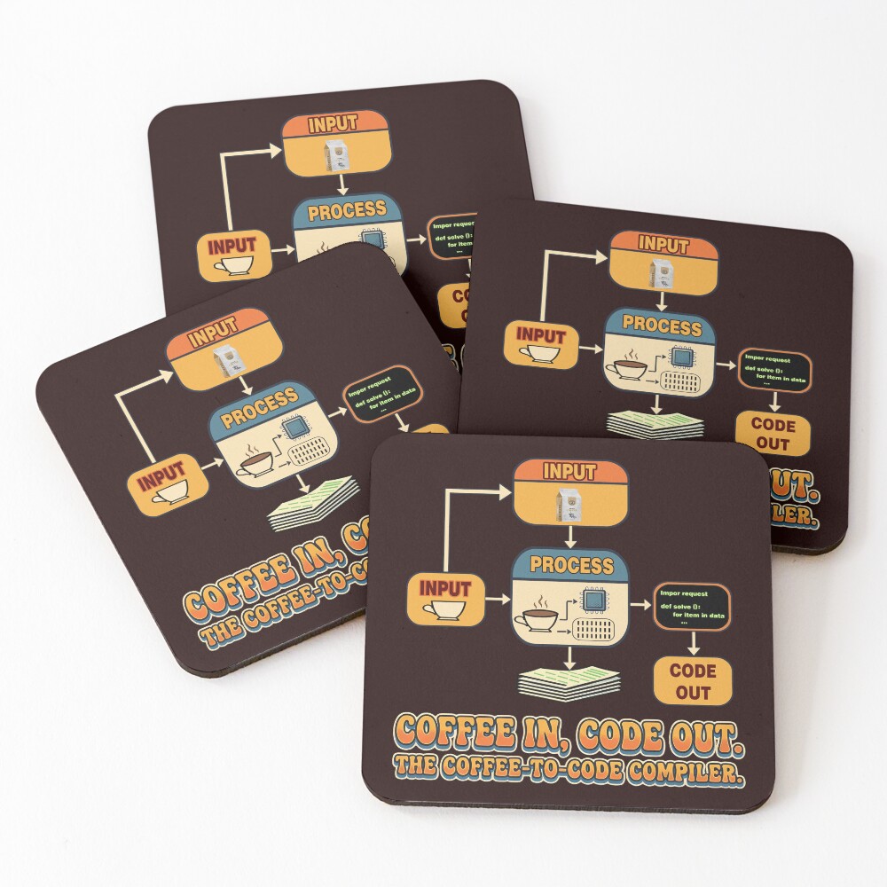 Item preview, Coasters (Set of 4) designed and sold by BUTTER7FLY.