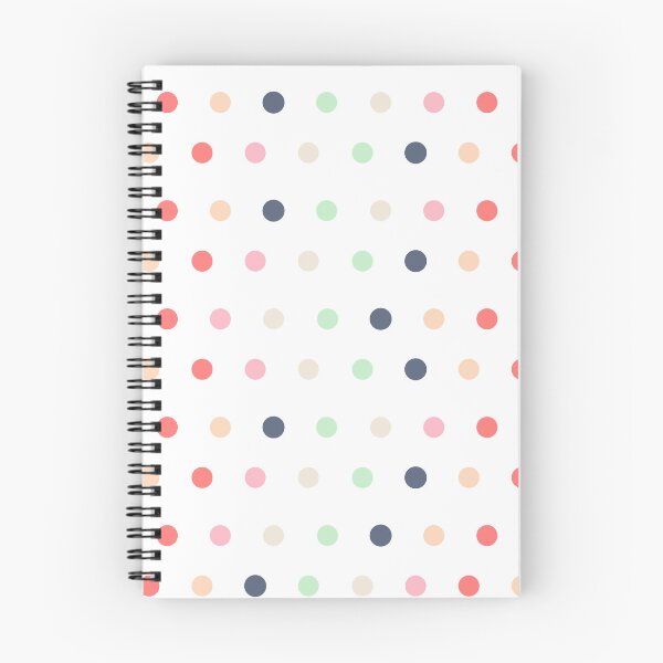 Item preview, Polka Dots Pattern Pastel Pink Navy designed and sold by DofinaSur.
