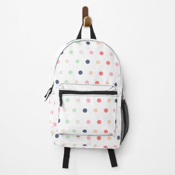 Item preview, Polka Dots Pattern Pastel Pink Navy designed and sold by DofinaSur.