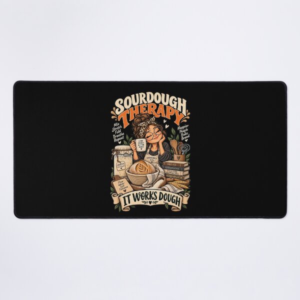 Item preview, Sourdough Therapy - Funny Sourdough Baker designed and sold by MOTIFOLK.