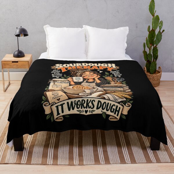 Item preview, Sourdough Therapy - Funny Sourdough Baker designed and sold by MOTIFOLK.