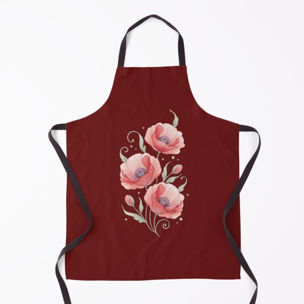 Item preview, Red Poppies and Wildflowers Watercolor designed and sold by Mattigiov.