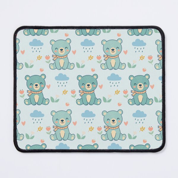 Item preview, Cute Bear Nursery Seamless Pattern Background designed and sold by prapapon.