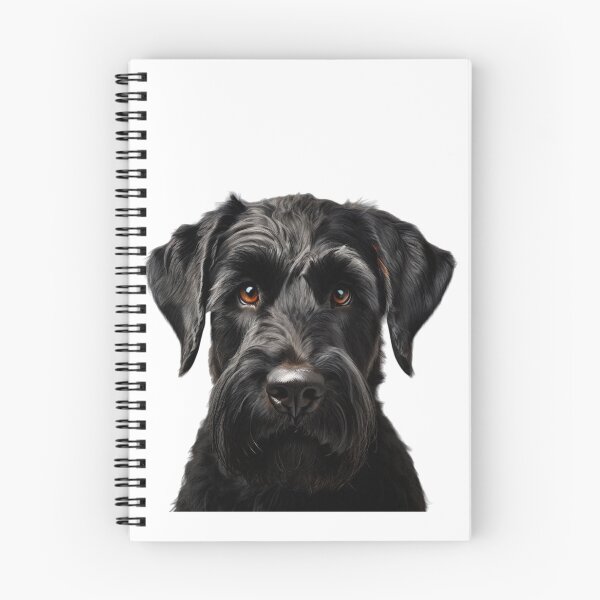Artikelvorschau, Riesenschnauzer Portrait Schwarzer Schnauzer entworfen und verkauft von Loona97.