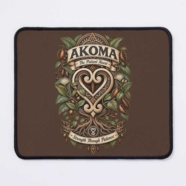Item preview, Akoma – The Patient Heart | Adinkra Wisdom Collection designed and sold by 'VARI'.