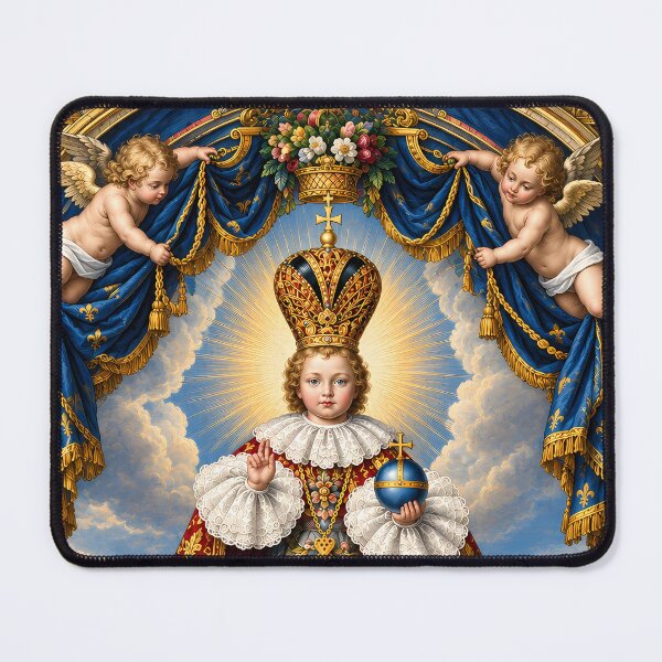 Item preview, Infant Jesus of Prague Vintage Catholic Art Print | Sacred Religious Christian Portrait | Baroque Holy Child Wall Decor designed and sold by Crux Fidelis.