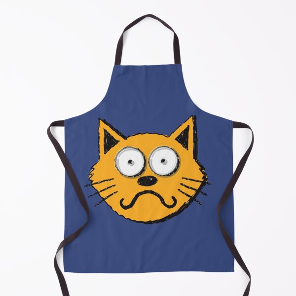 Item preview, Funny Orange Cat Face – Cute Wide-Eyed Cartoon Cat designed and sold by Mousy17.
