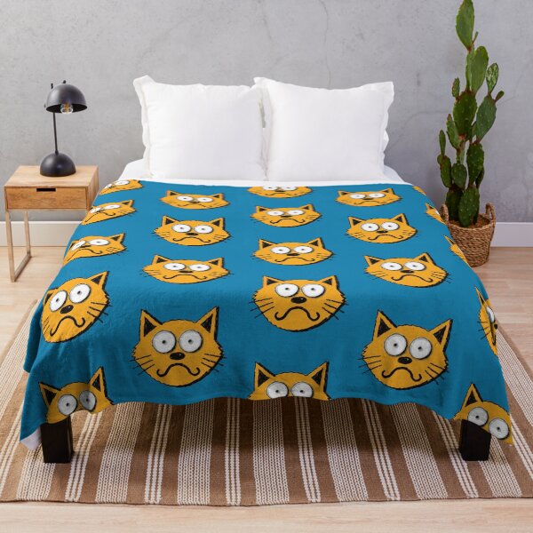 Item preview, Funny Orange Cat Face – Cute Wide-Eyed Cartoon Cat designed and sold by Mousy17.