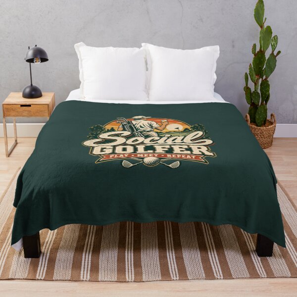 Item preview, Social Golfer Vintage Retro Golf Graphic designed and sold by goldzilla.studio.