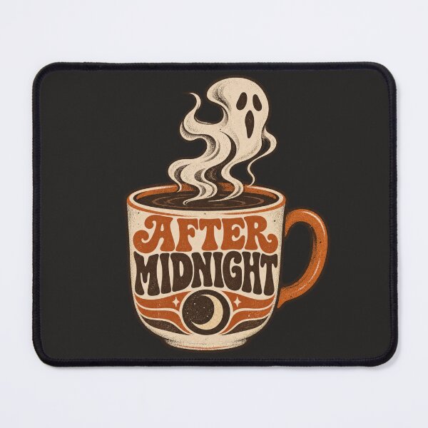 Item preview, After Midnight Retro Halloween Coffee Design designed and sold by Golden Era Studio.