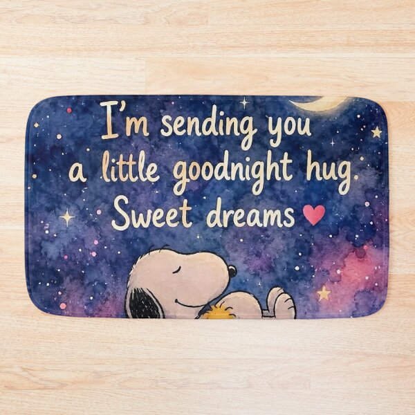 Item preview, Goodnight Hug Snoopy designed and sold by COFFEEWITHARTS.