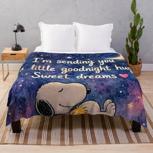 Item preview, Goodnight Hug Snoopy designed and sold by COFFEEWITHARTS.
