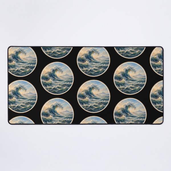 Item preview, Japanese Great Wave off Kanagawa Vintage Coastal Art designed and sold by Wilcox PhotoArt.